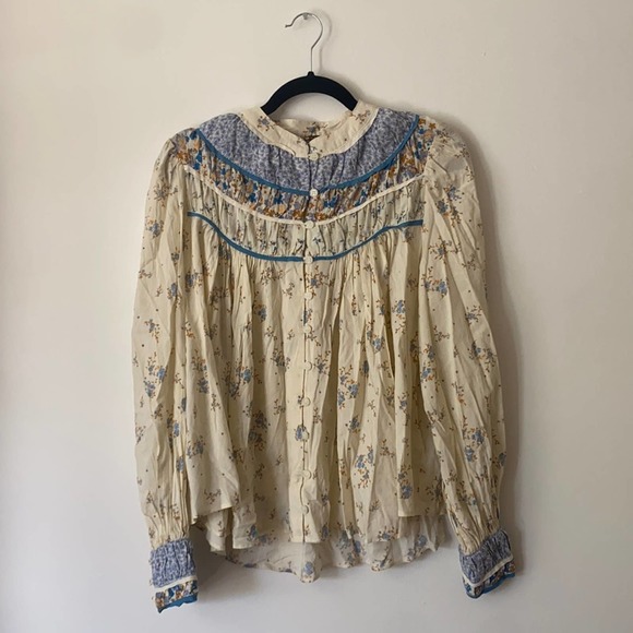 Free People Paloma Printed Blouse - Picture 3 of 7